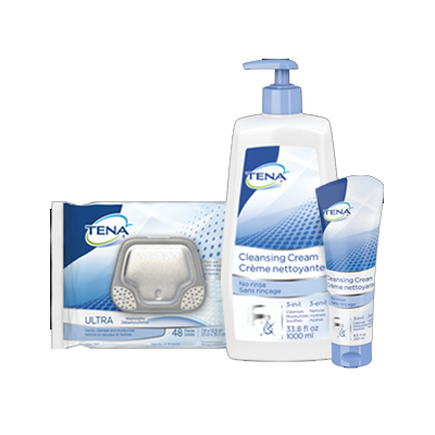 tena personal care, tena wash cream, personal care products